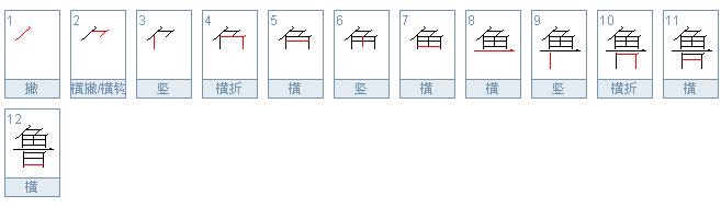 鲁组词有哪些