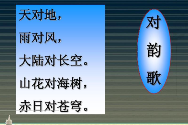 天对地雨对风大陆对长空山花对海树，赤日对苍穹是什么意思