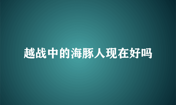 越战中的海豚人现在好吗