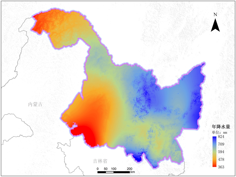 急求哈尔滨2005-2015年的年降水量