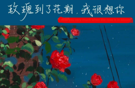 玫瑰到了花期下一句是什么？