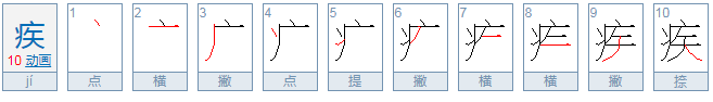 疾怎么读音是什么