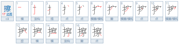 “擦桌子”的拼音是什么？