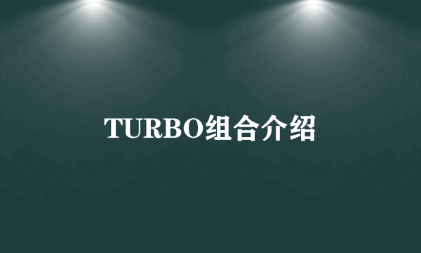 TURBO组合介绍