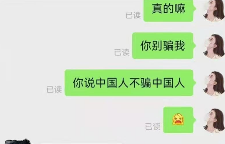 中国人不骗中国人是什么梗？