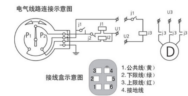 电接点压力表实物接线图