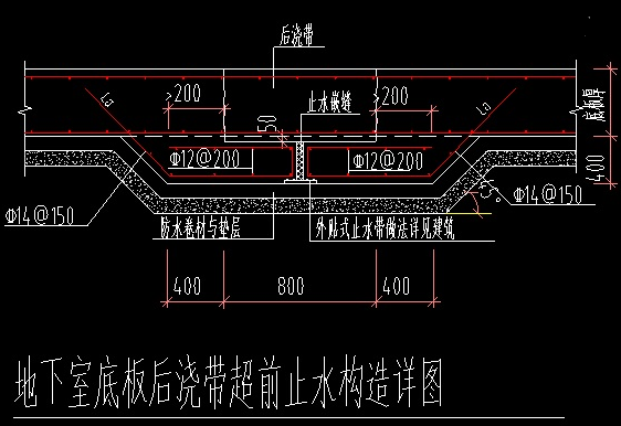 超前止水带的意义 为什么要用这个超前止水带 等建筑后浇带时再做止水带效果不一样么？