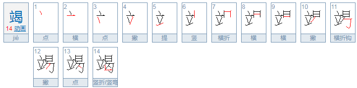 竭的读音是什么