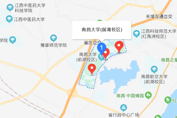 南昌大学分为几个校区?各在什么地方?