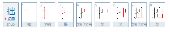 笨拙的拙怎么读