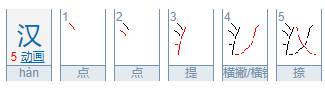 汉字笔画一共有多少个