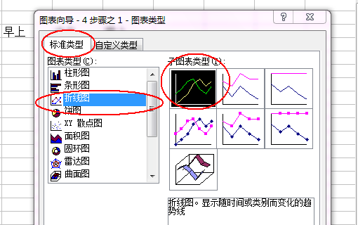 用Excel，怎么做温度-时间变化曲线图？