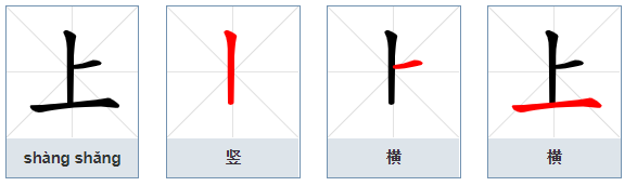 上字笔顺