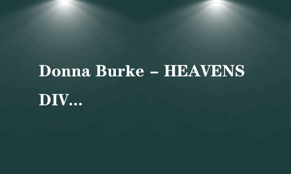 Donna Burke - HEAVENS DIVIDE 中文歌词拜托各位大神