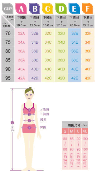 内衣尺码34D和34DD有啥区别？