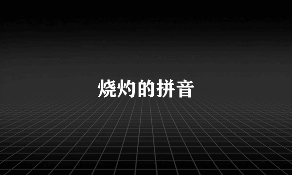 烧灼的拼音