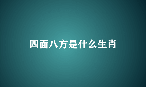 四面八方是什么生肖