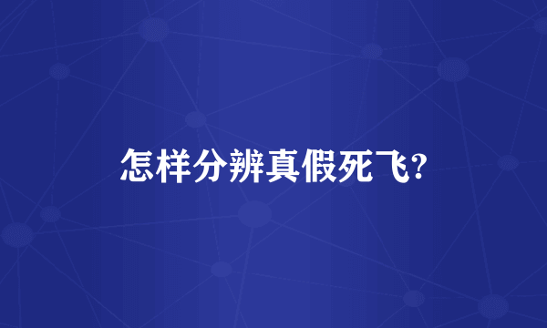 怎样分辨真假死飞?