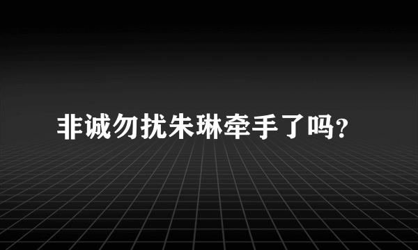 非诚勿扰朱琳牵手了吗？