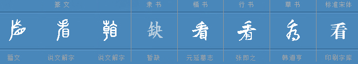 看多音字组词