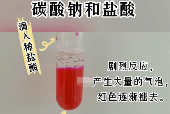 碳酸钠与稀盐酸反应是什么？