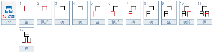 晶是什么结构，什么偏旁