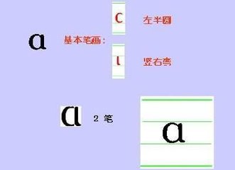 a字怎么写笔顺图