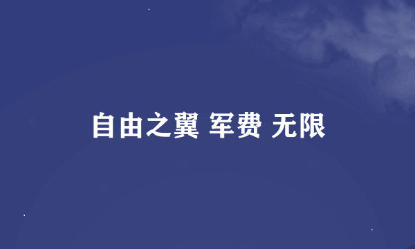 自由之翼 军费 无限