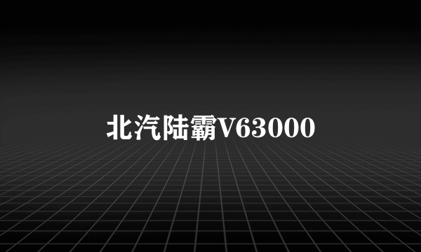 北汽陆霸V63000