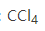 CCL4的电子式和结构简式？