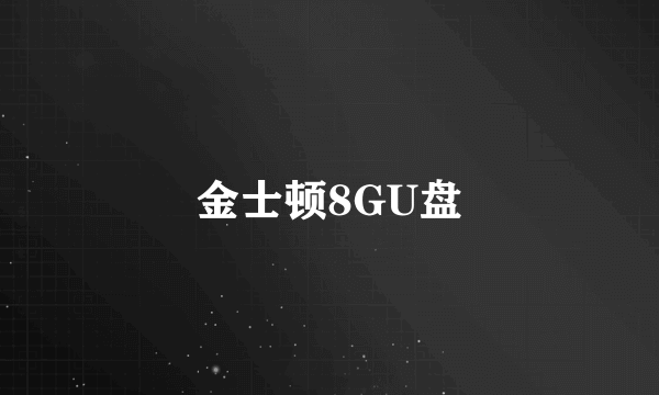 金士顿8GU盘