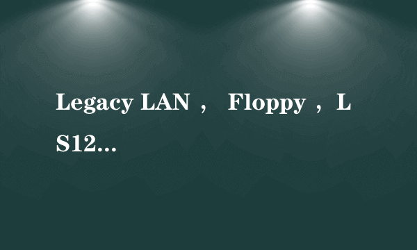 Legacy LAN ， Floppy ，LS120 Hard Disk ZIP USB-HDD USB-ZIP USB-FDD 在BIOS设置里都是什么意思啊？