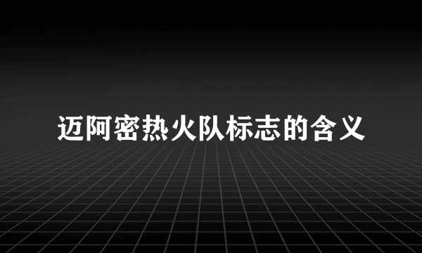 迈阿密热火队标志的含义