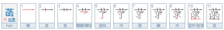 菡萏葳蕤怎么读？