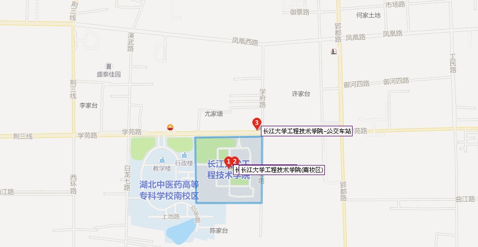 长江大学工程技术学院地理位置