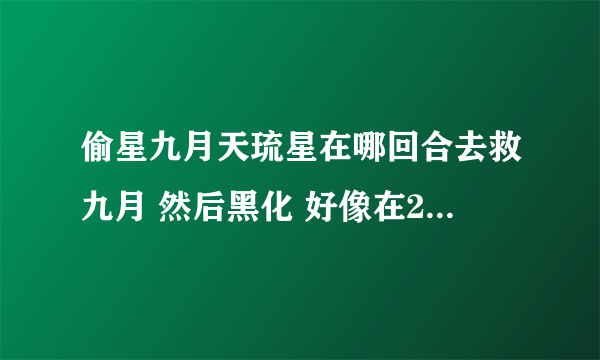 偷星九月天琉星在哪回合去救九月 然后黑化 好像在200多吧