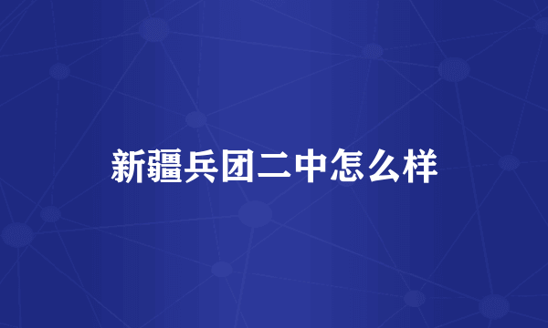 新疆兵团二中怎么样