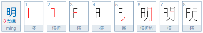 太阳西边下，月亮东边挂，打一字