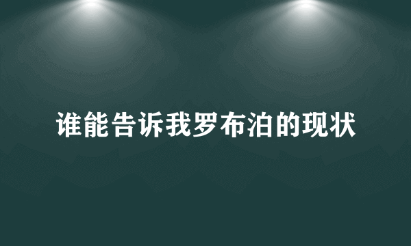 谁能告诉我罗布泊的现状