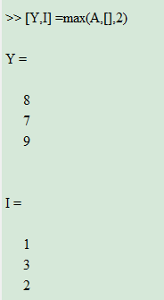 matlab中max函数