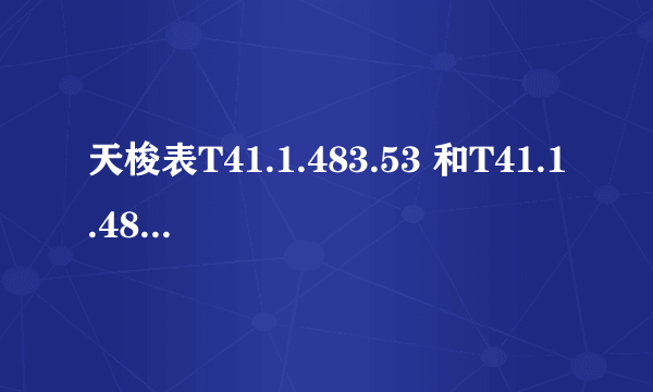 天梭表T41.1.483.53 和T41.1.483.53有什么区别