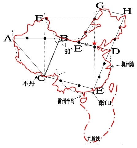 如何快速绘画中国地图