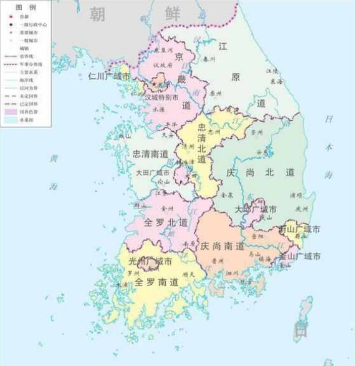 韩国面积